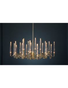 IL PEZZO MANCANTE IL PEZZO 3 ROUND CHANDELIER 27 LED - DORE - SUSPENSION   - IL PEZZO 3