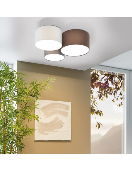 EGLO 97479 - PLAFONNIER  TEXTILE - PASTORE