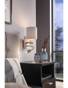 EGLO 96484 - APPLIQUE MURALE TEXTILE - PASTERI