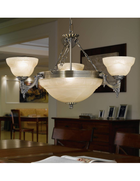 EGLO 85857 - LUSTRE  CHANDELIER - MARBELLA