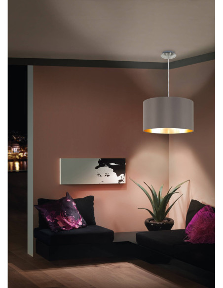 EGLO 31603 - SUSPENSION  TEXTILE - MASERLO