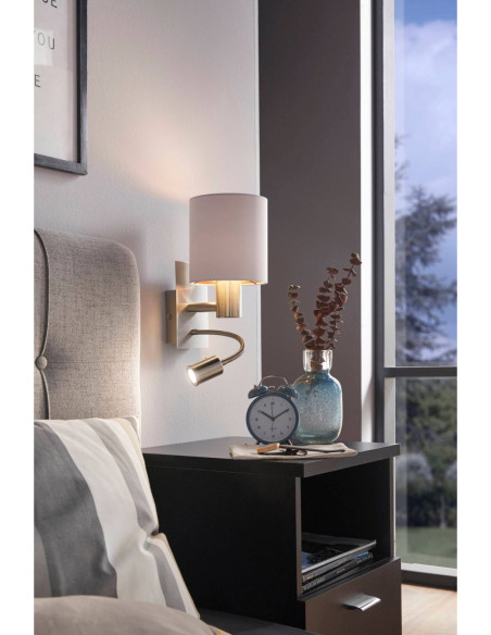 EGLO 96484 - APPLIQUE MURALE TEXTILE - PASTERI