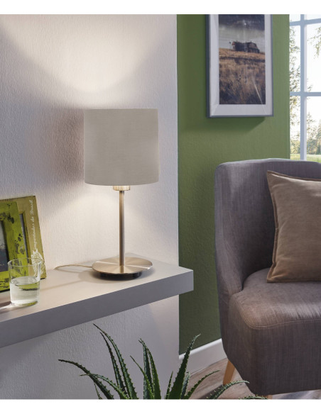 EGLO 31595 - LAMPE DE TABLE  TEXTILE - PASTERI